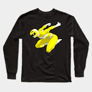 Yellow Mighty Morphin Power Ranger Long Sleeve T-Shirt